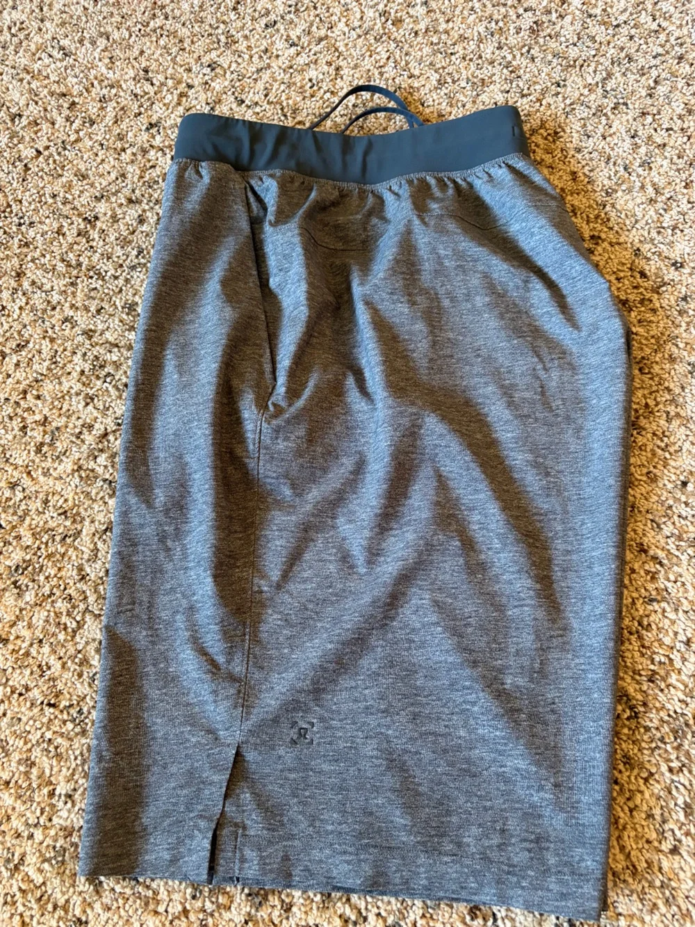 lululemon athletica Heather Gray & Black Track Joggers